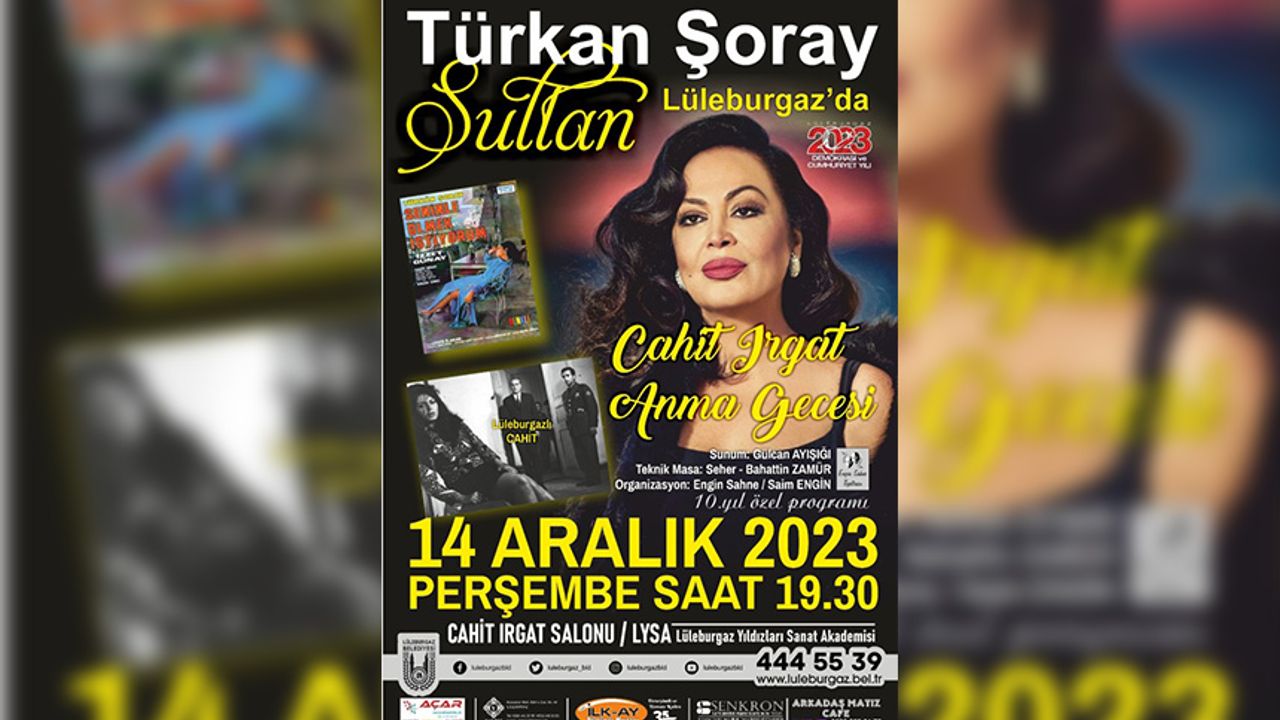 Türk sinemasının sultanı Lüleburgaz’a geliyor 
