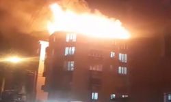 Çorlu'da bir apartmanın çatısında yangın çıktı