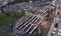 Çerkezköy’de binlerce kişi iftar sofrasında buluştu