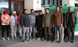 Nepal uyruklu 10 düzensiz göçmen yakalandı