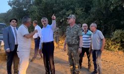 Vali Sezer Bulgaristan sınırında incelemede bulundu
