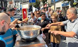 Narin’in hayrına kavurma dağıttılar