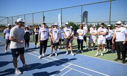 Spor haftasında pickleball oynadılar