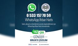 Muratlı Belediyesi Whatsapp ihbar hattı devrede