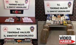 Tekirdağ polisi kaçakçılığa geçit vermedi