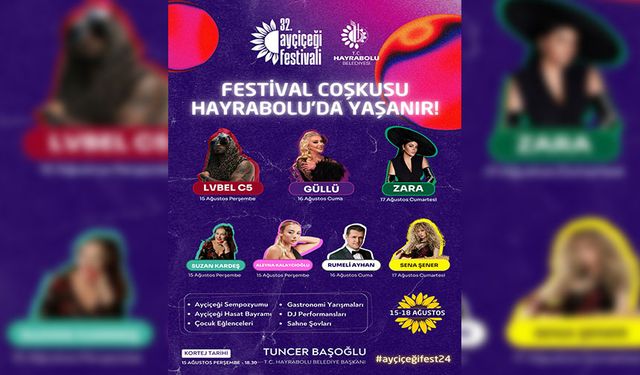 Hayrabolu’da festival coşkusu yaşanacak