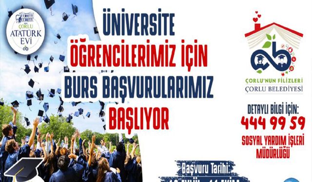 Burs başvuruları başlıyor