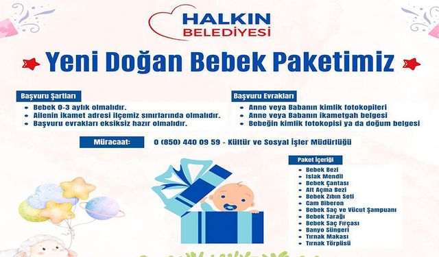 “Yenidoğan Destek Paketi” için başvurular başladı