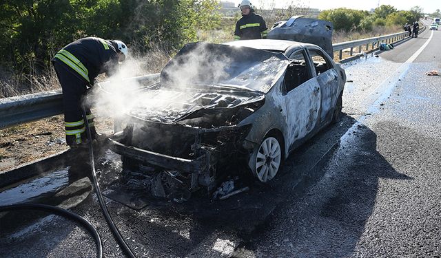 Seyir halindeyken yanmaya başladı