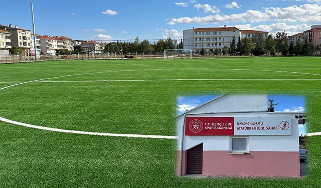 Muratlı Atatürk Stadyumu açılıyor