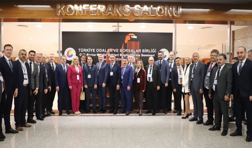 Çerkezköy TSO heyeti Ankara’da seminere katıldı