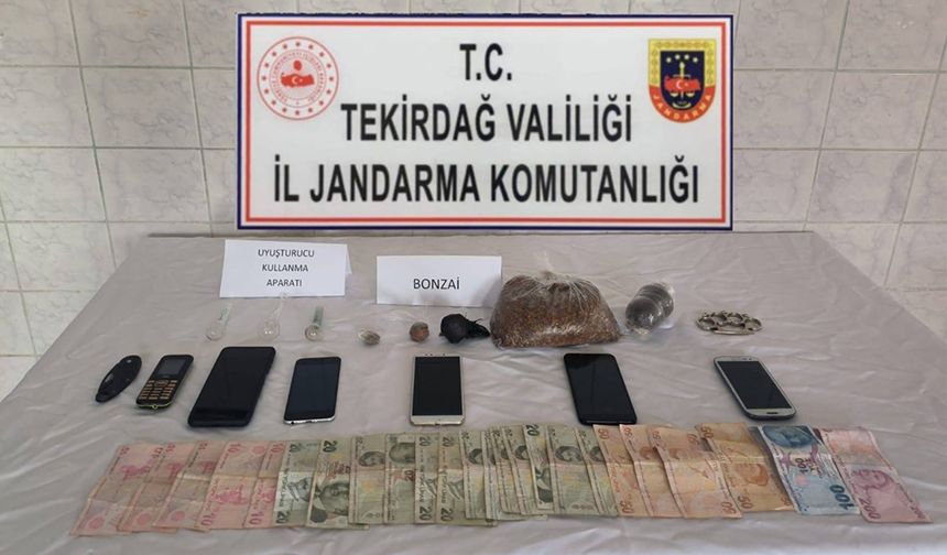 Tekirdağ’da uyuşturucu operasyonu 6 kişi yakalandı