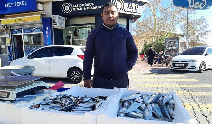 Tekirdağ'da çinekop tezgahlarda: Vatandaşlardan yoğun ilgi